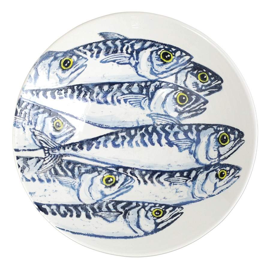 Maccarello 14" Round Serving Bowl by Vietri (Italy)-1