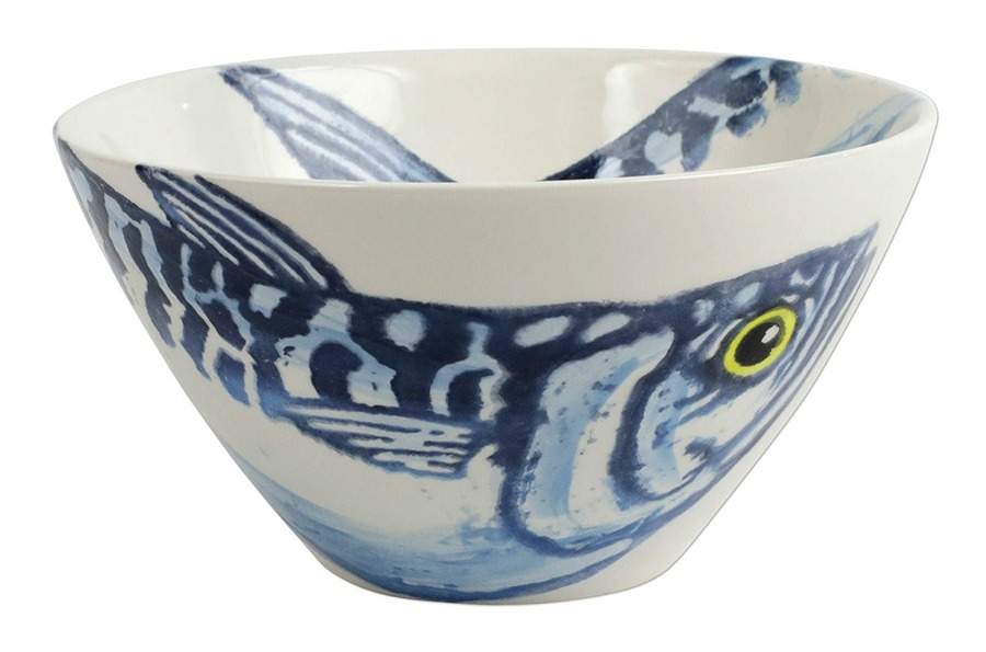 Maccarello Coupe Cereal Bowl by Vietri (Italy)-1