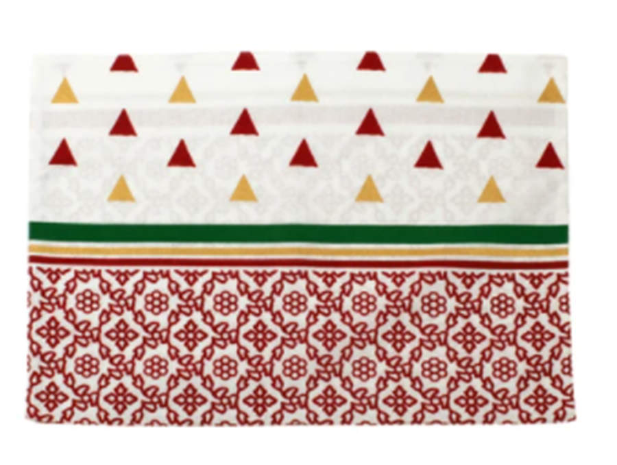 Bohemian Linens Cloth Reversible Placemat - Set of 4 by Vietri (Italy)-1