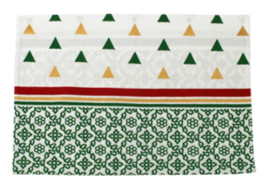 Bohemian Linens Cloth Reversible Placemat - Set of 4 by Vietri (Italy)-1