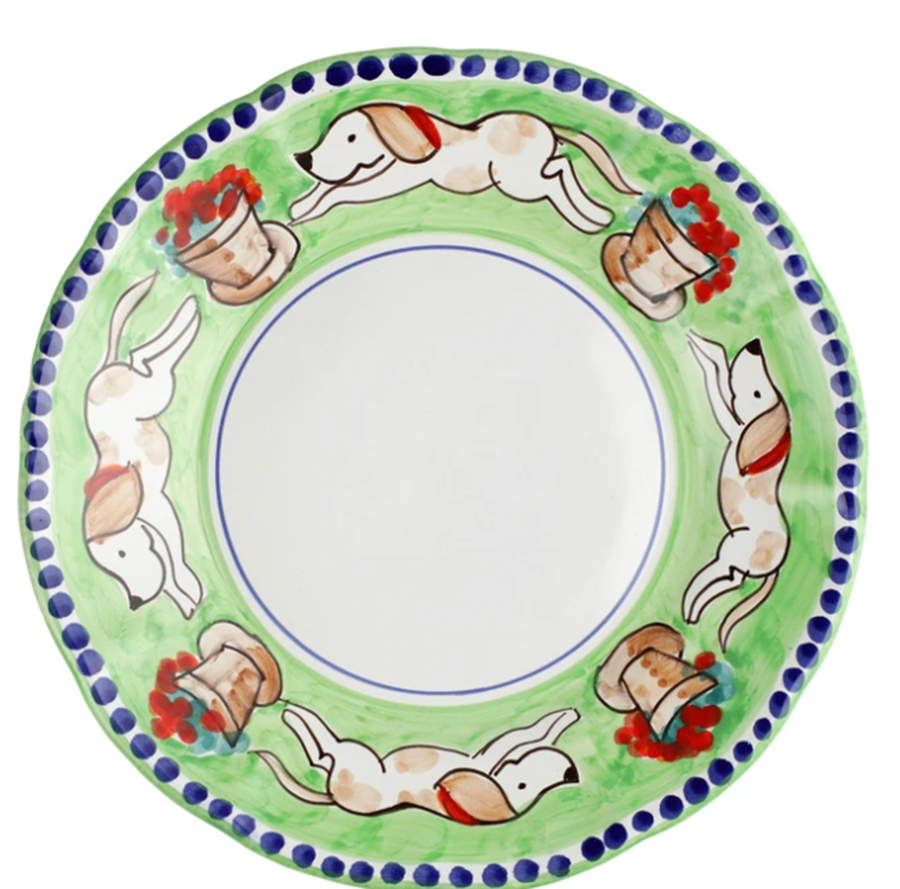 Campagna Cane Service Plate (Charger) by Vietri (Italy)-1