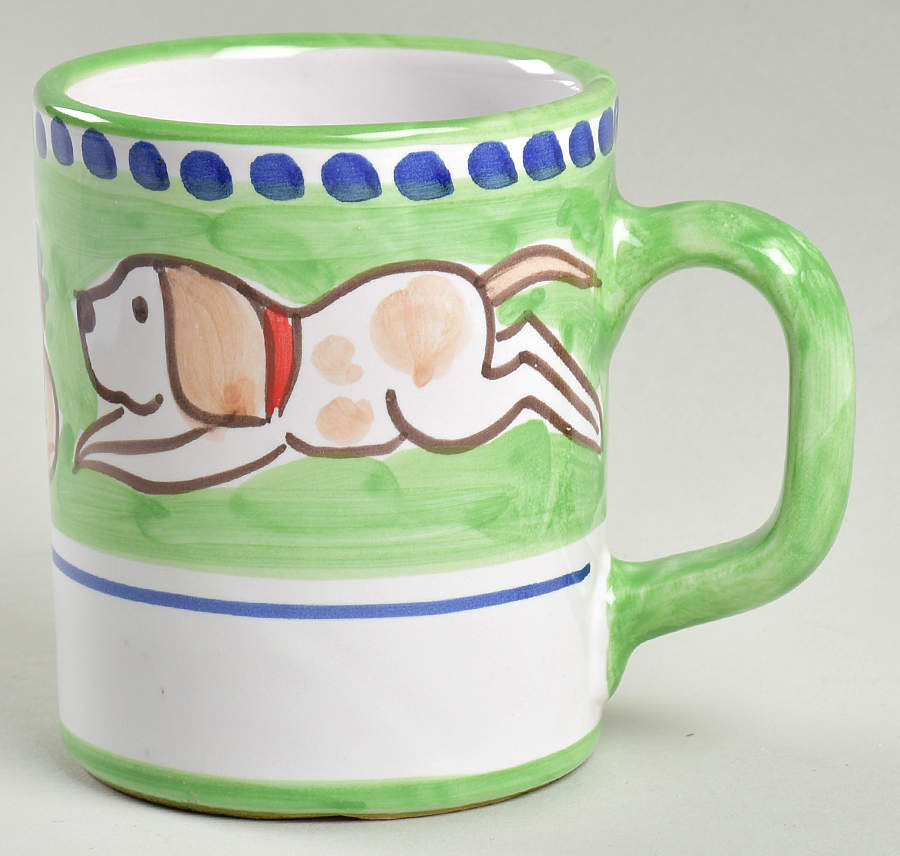 Campagna Cane Mug by Vietri (Italy)-1
