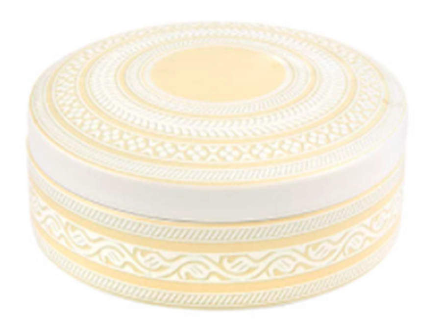 Ivory 4" Round Box & Lid by Vista Alegre-1