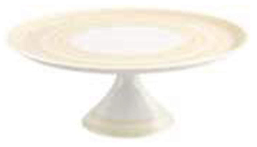 Ivory 6" Diameter Pedestal Cake Stand by Vista Alegre-1