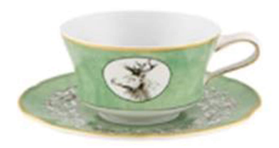 Casa de Alba Breakfast Cup & Saucer Set by Vista Alegre-1