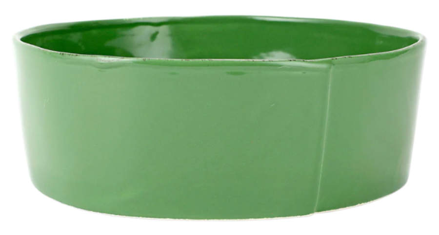 Lastra Green 10" Round Serving Bowl by Vietri (Italy)-1