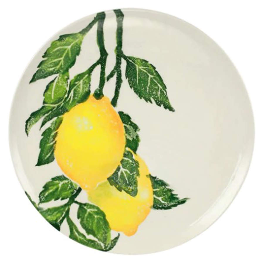 Limoni Dinner Plate by Vietri (Italy)-1
