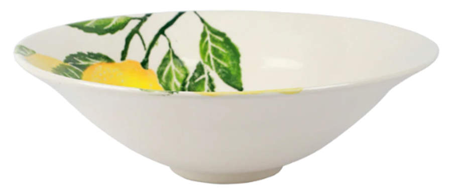 Limoni 12" Round Serving Bowl by Vietri (Italy)-1