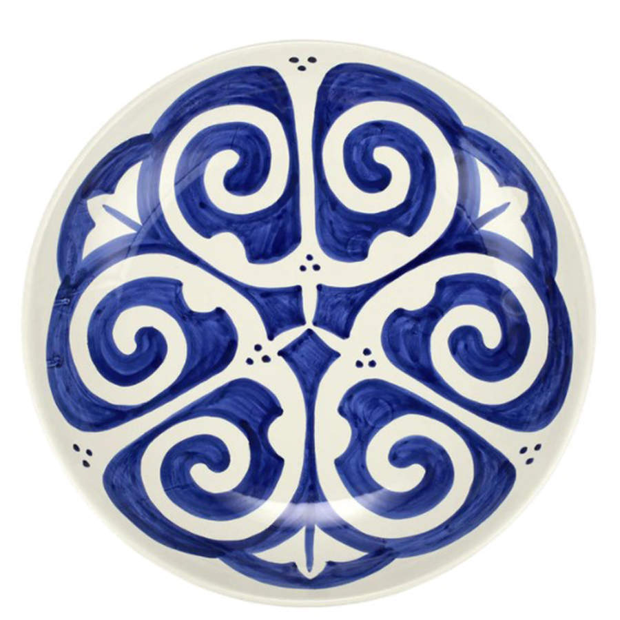 Mosaico 16" Shallow Round Bowl by Vietri (Italy)-1