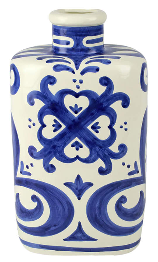 Mosaico 17" Vase by Vietri (Italy)-1