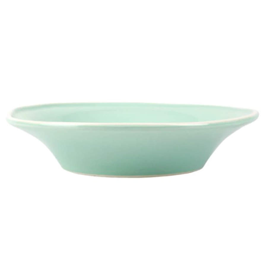Chroma Aqua 9" Individual Pasta Bowl by Vietri (Italy)-1