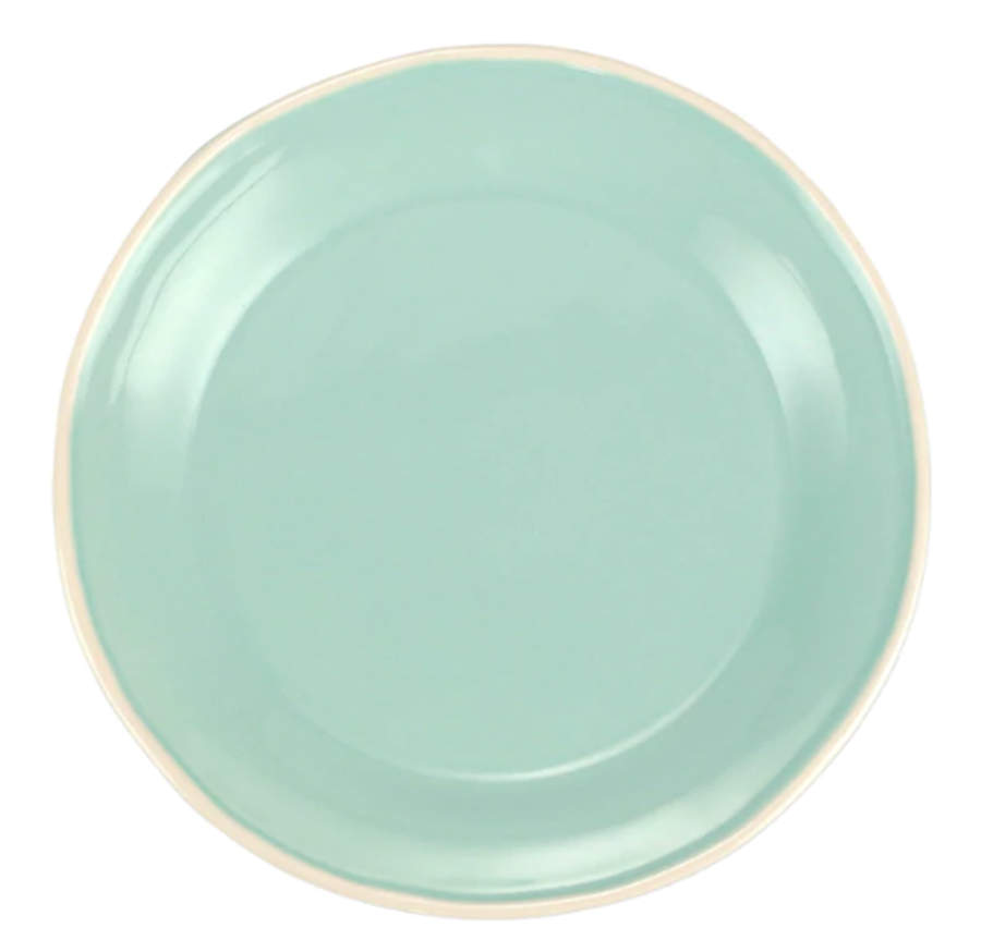 Chroma Aqua Salad Plate by Vietri (Italy)-1