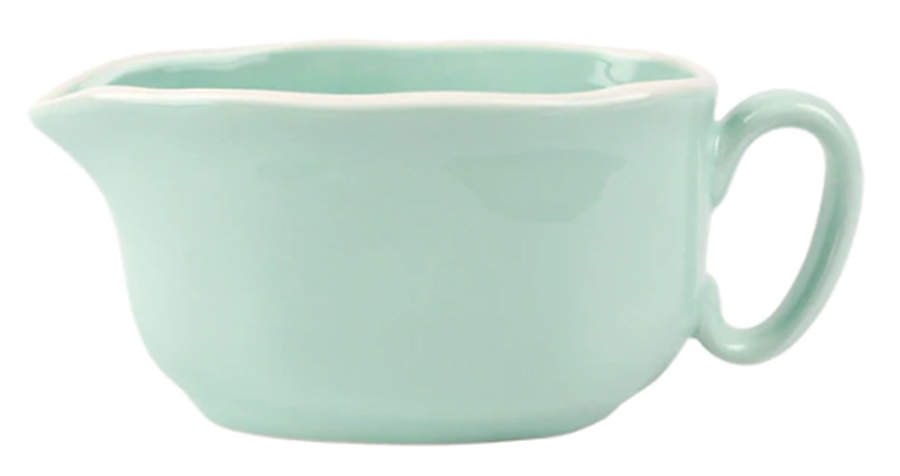 Chroma Aqua Gravy Boat by Vietri (Italy)-1