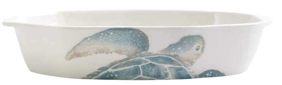 Tartaruga 14" Rectangular Baker by Vietri (Italy)-1