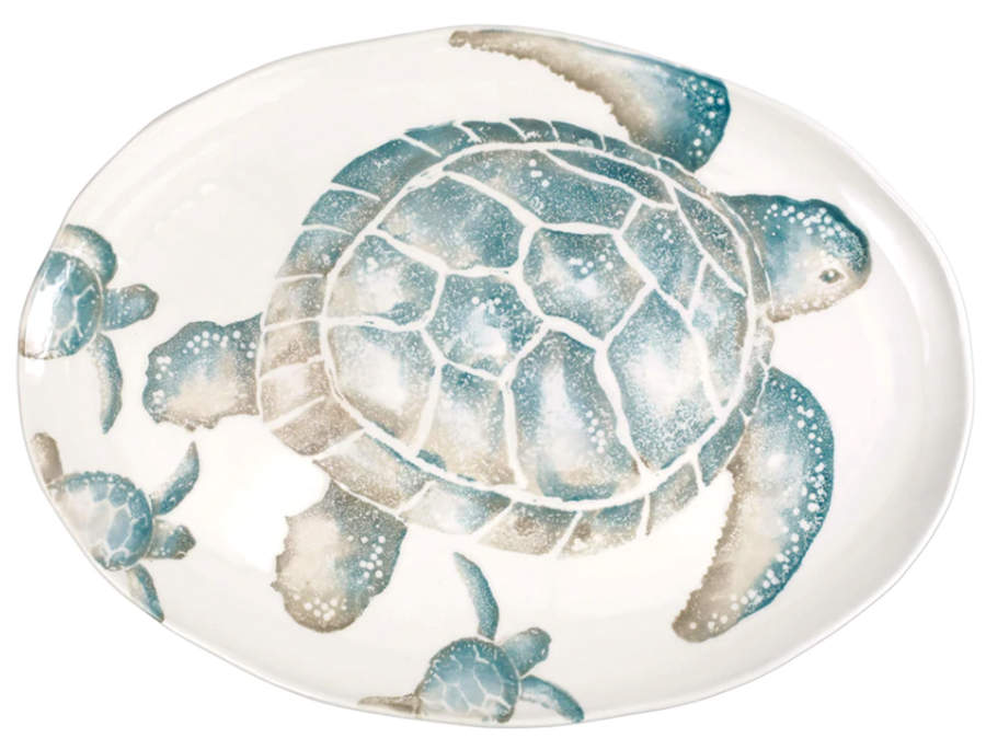 Tartaruga 21" Oval Serving Platter by Vietri (Italy)-1