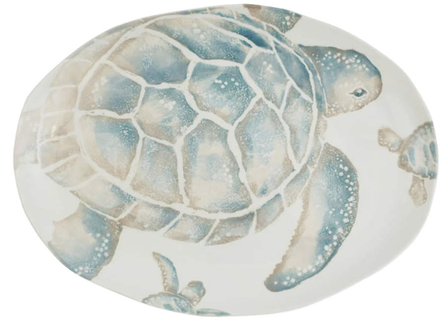 Tartaruga 17" Oval Serving Platter by Vietri (Italy)-1