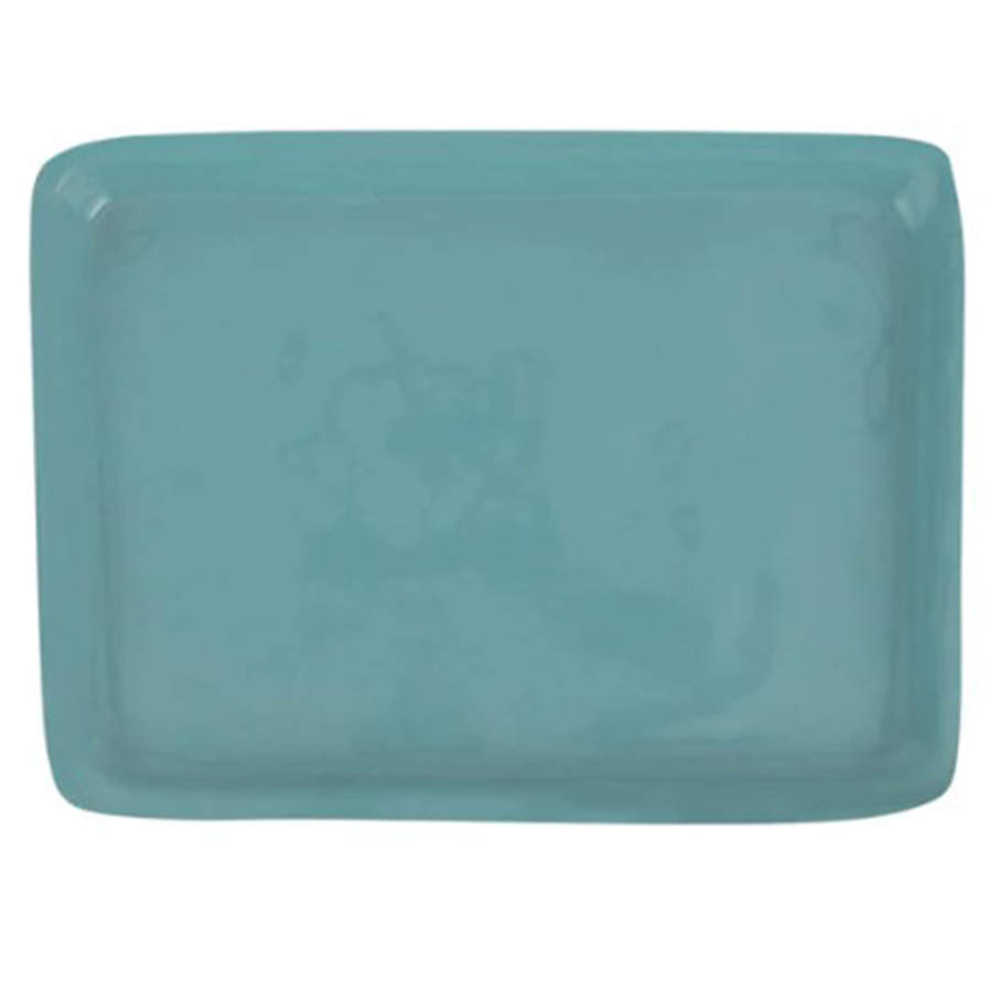 Turquoise 6" Rectangular Tray by Vietri (Italy)-1
