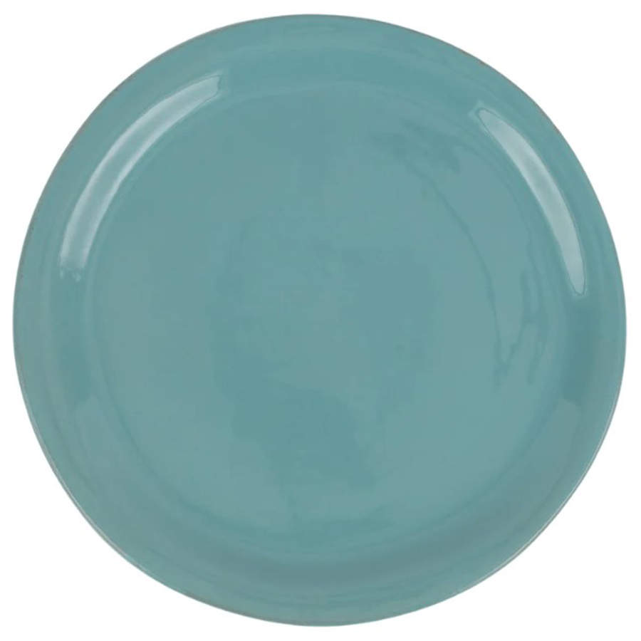 Turquoise Dinner Plate by Vietri (Italy)-1