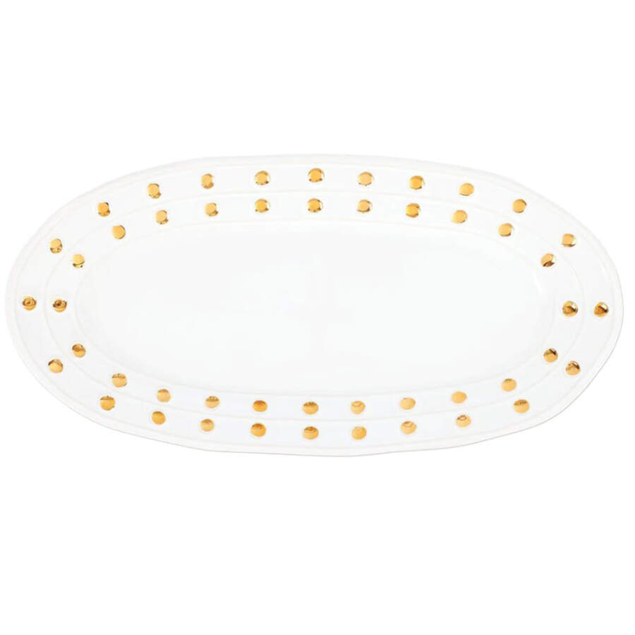 Medici 16" Oval Serving Platter by Vietri (Italy)-1