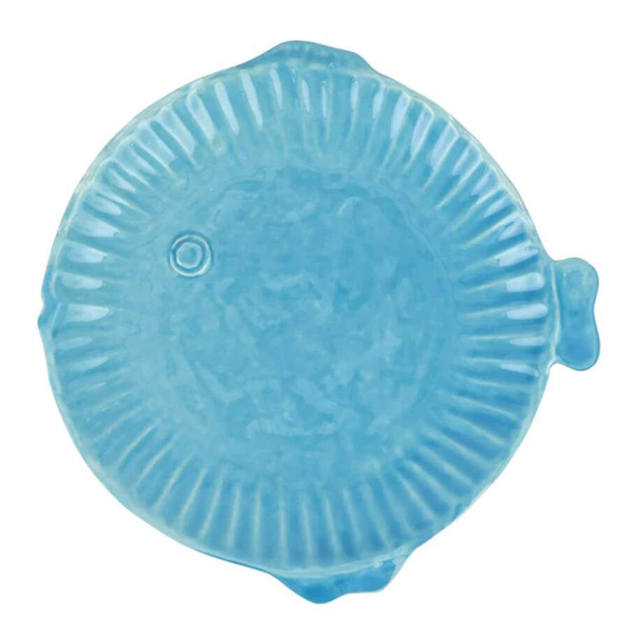 Pesce Serena Salad Plate by Vietri (Italy)-1