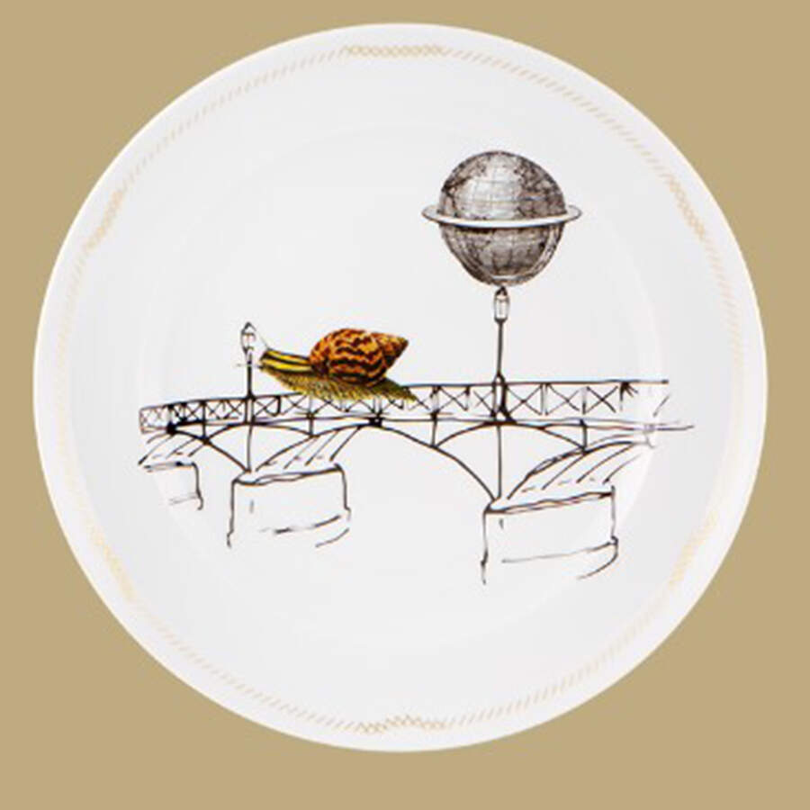 Petites Histoires Dessert/Pie Plate by Vista Alegre-1