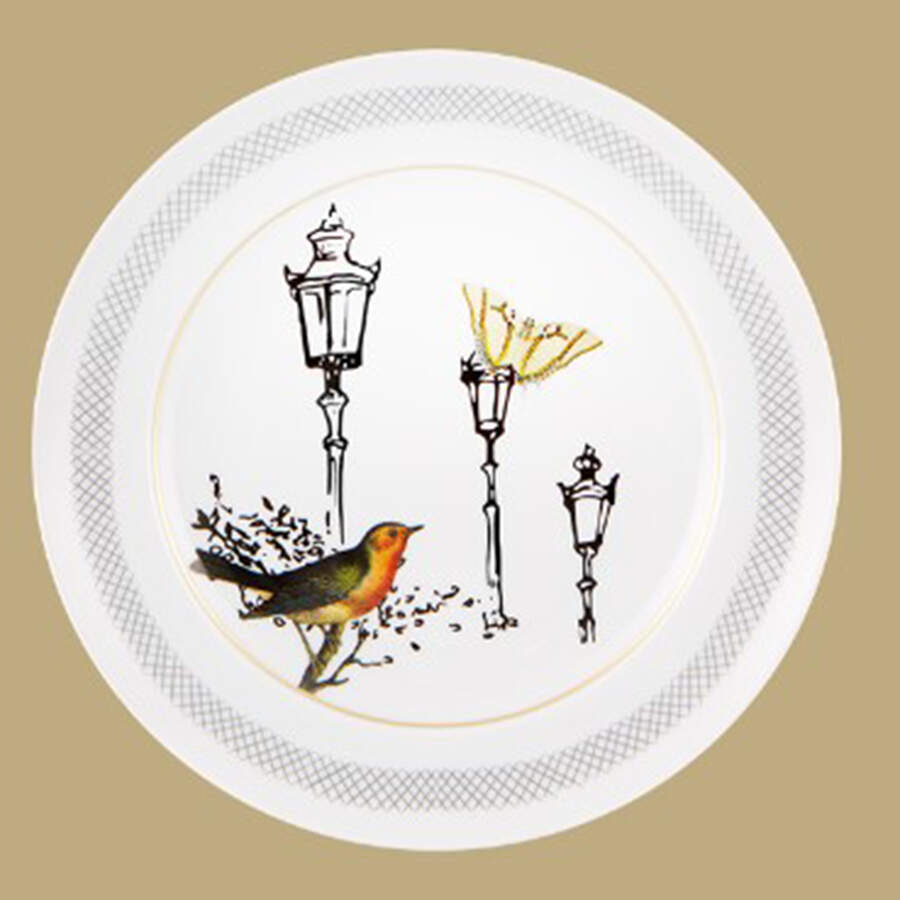 Petites Histoires Dessert/Pie Plate by Vista Alegre-1