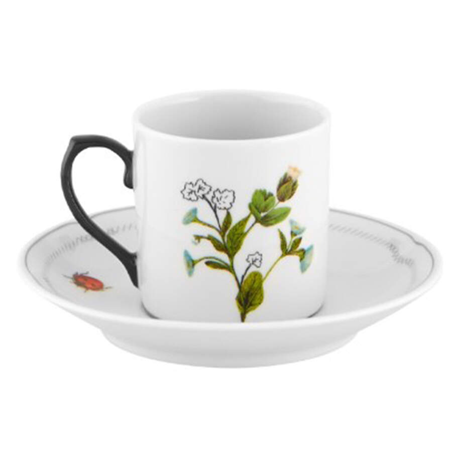 Petites Histoires Flat Demitasse Cup & Saucer Set by Vista Alegre-1
