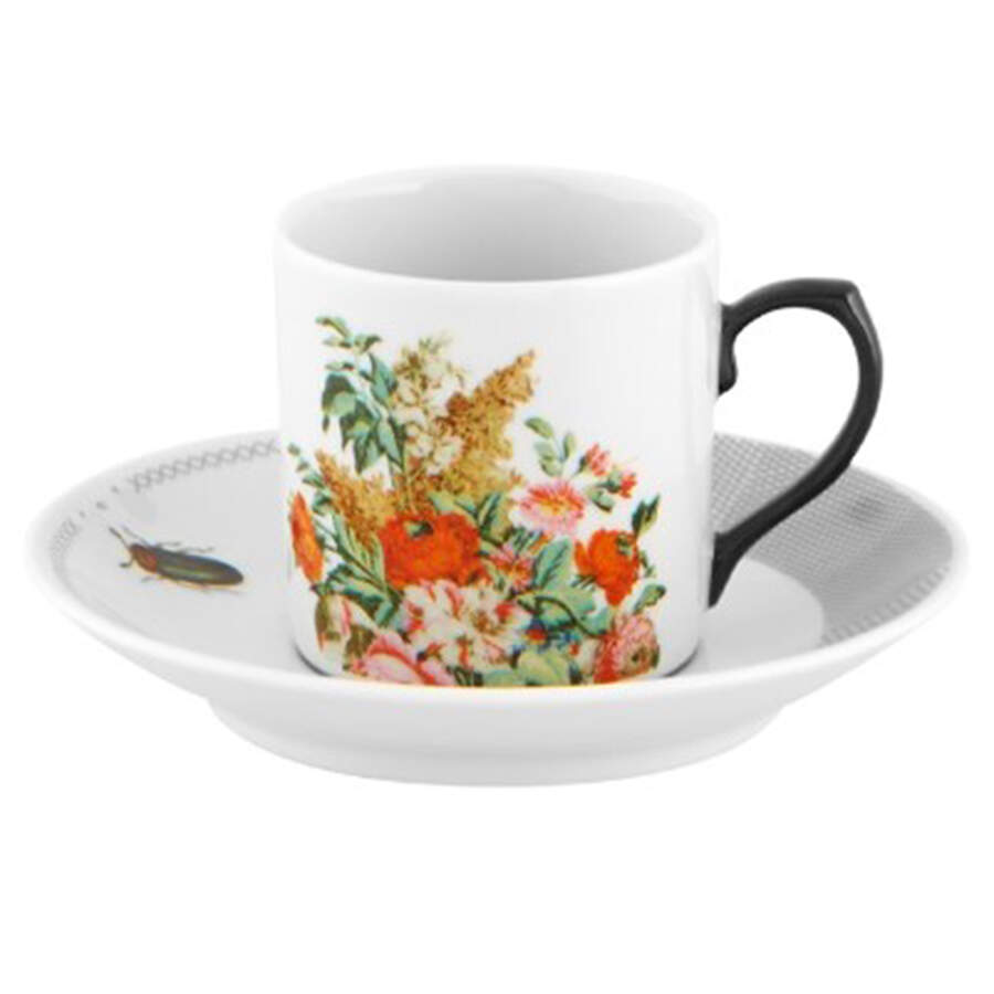 Petites Histoires Flat Demitasse Cup & Saucer Set by Vista Alegre-1