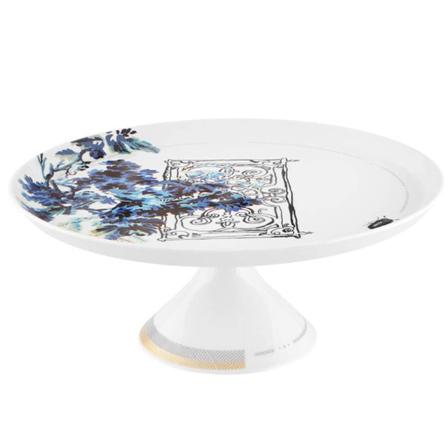 Petites Histoires 11" Diameter Pedestal Cake Stand by Vista Alegre-1