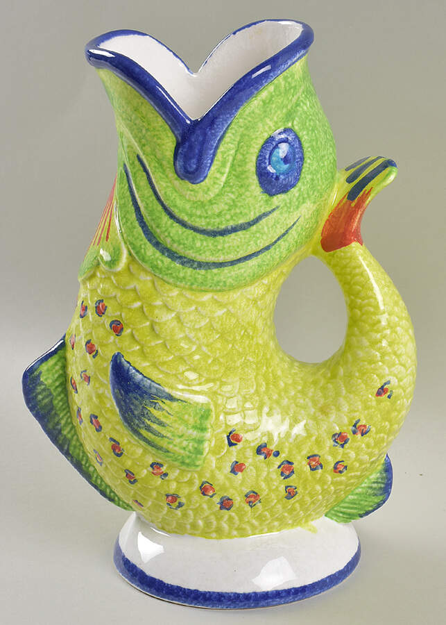 VIE176 9" Vase by Vietri (Italy)-1