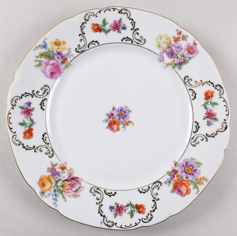 VIT419 Dinner Plate by Victoria (Czech)-1