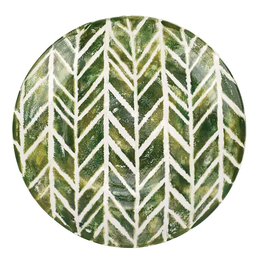 Foresta Primavera 15" Round Serving Bowl by Vietri (Italy)-1