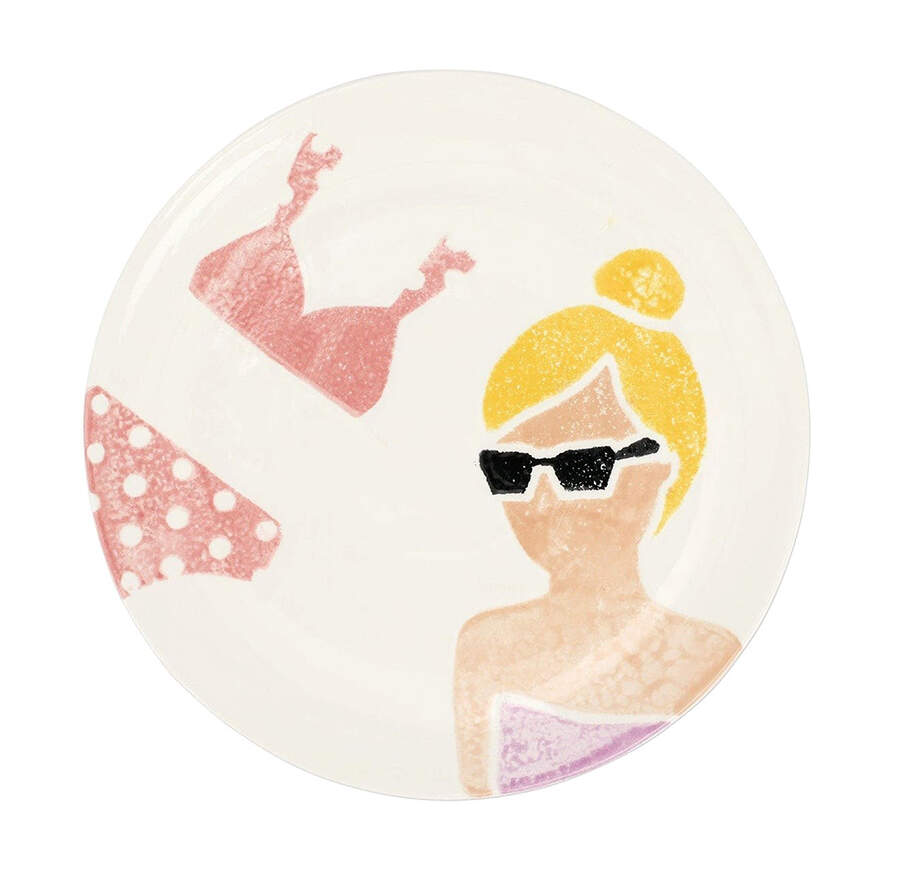 Riviera Salad Plate by Vietri (Italy)-1