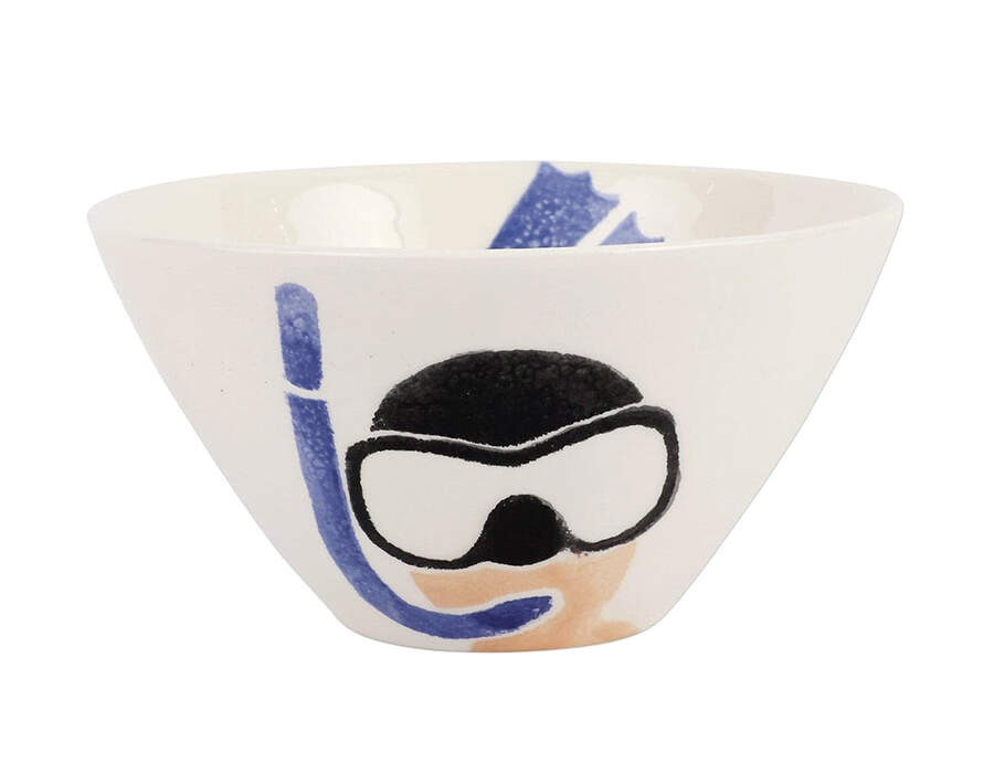 Riviera Coupe Cereal Bowl by Vietri (Italy)-1