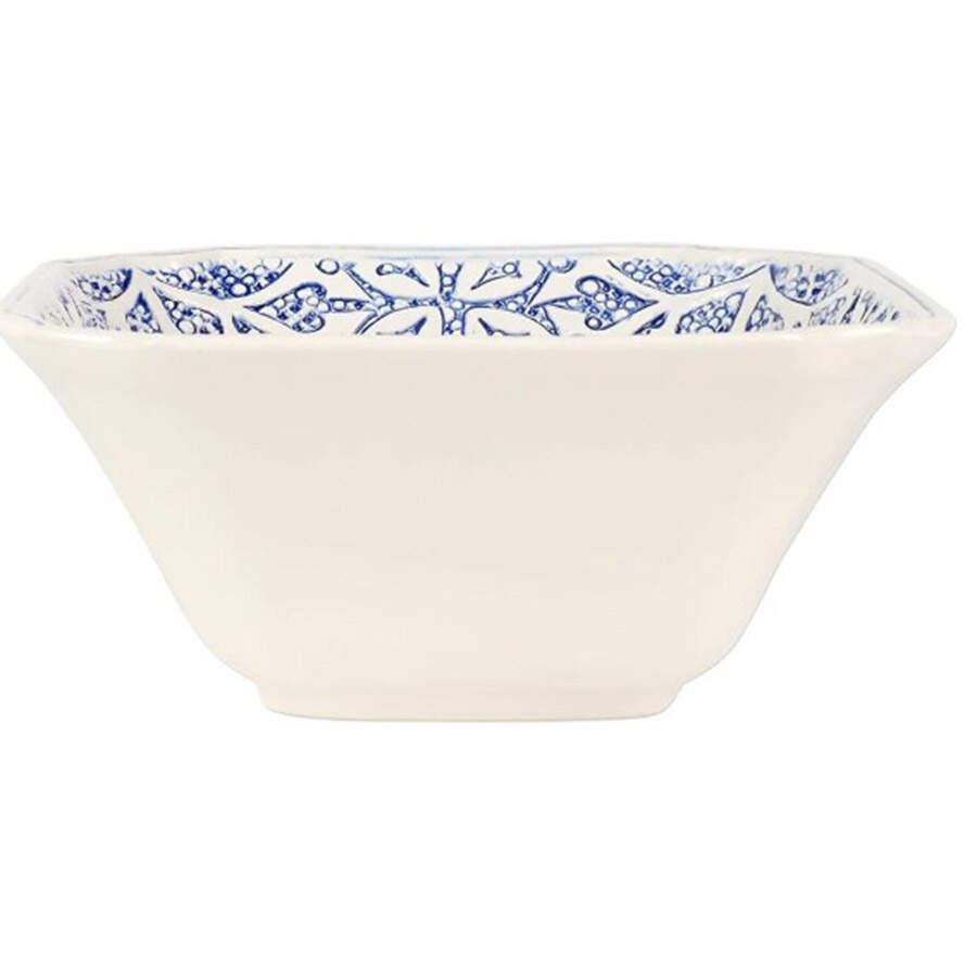 Uccello Blu 6" Square Bowl by Vietri (Italy)-1