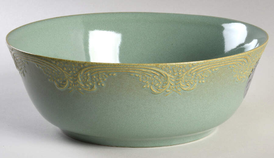 VLA6 9" Round Serving Bowl by Villa Stoneware-1