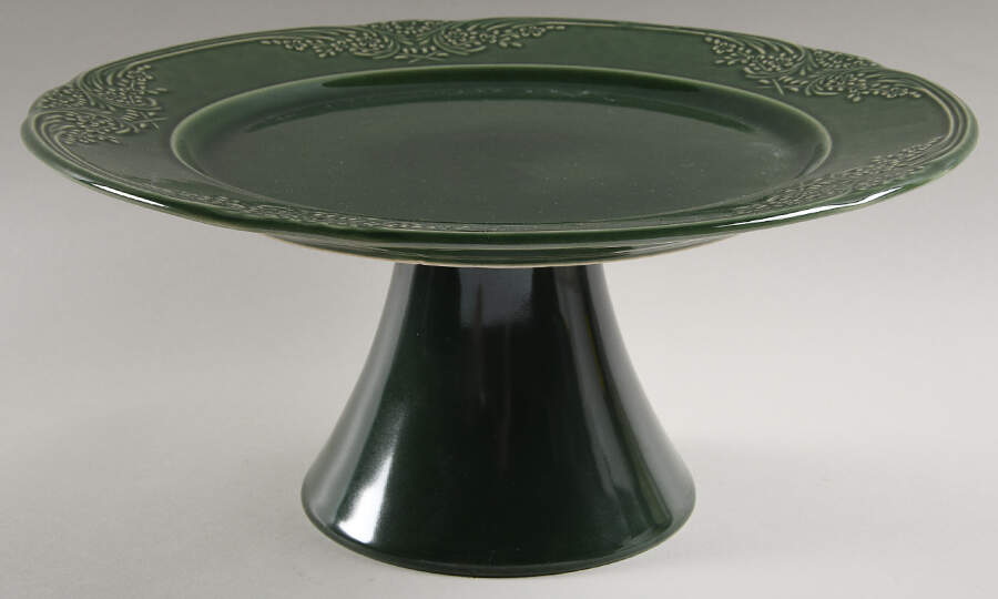 VLA6 Footed Cake Plate by Villa Stoneware-1