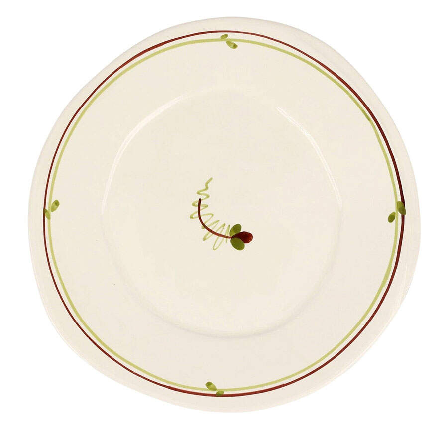Lastra Fiori de Bosco Salad Plate by Vietri (Italy)-1