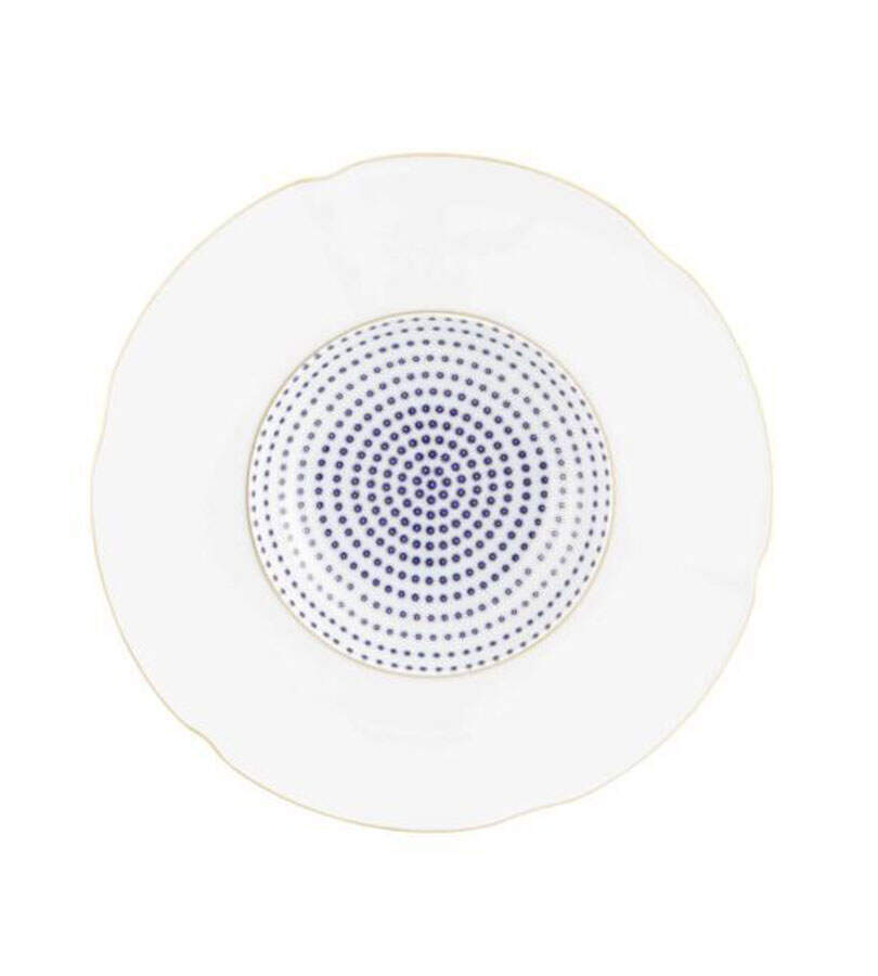 Constellation d'Or Large Rim Soup Bowl by Vista Alegre-1
