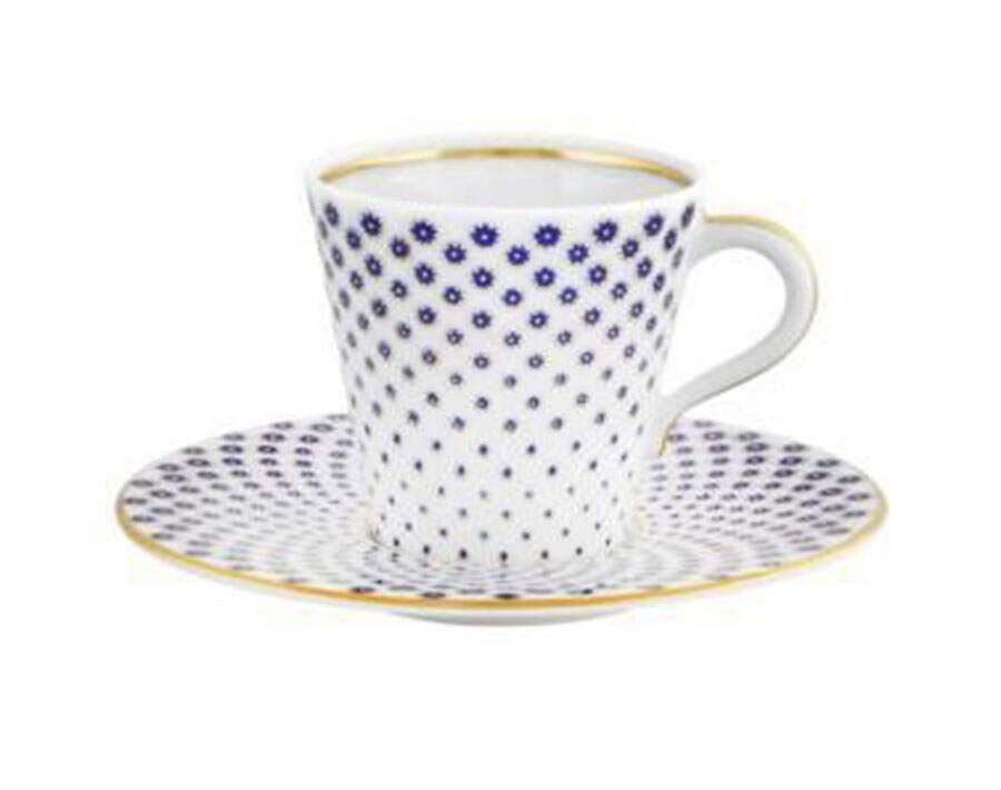 Constellation d'Or Demitasse Cup & Saucer Set by Vista Alegre-1