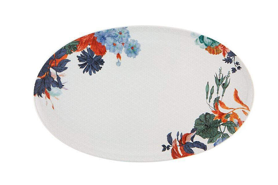 Duality 15" Oval Serving Platter by Vista Alegre-1