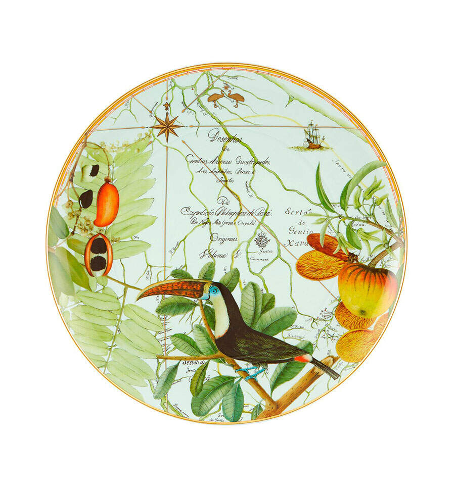 Amazonia 15" Chop Plate (Round Platter) by Vista Alegre-1
