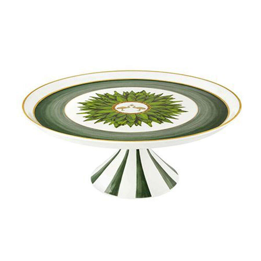 Amazonia 11" Diameter Pedestal Cake Stand by Vista Alegre-1