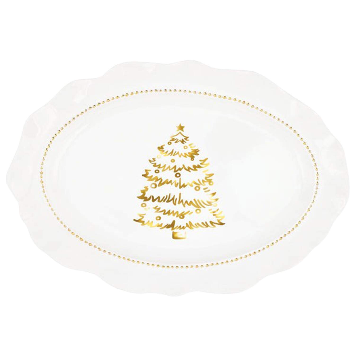 Giorno Di Festa 19" Oval Serving Platter by Vietri (Italy)-1