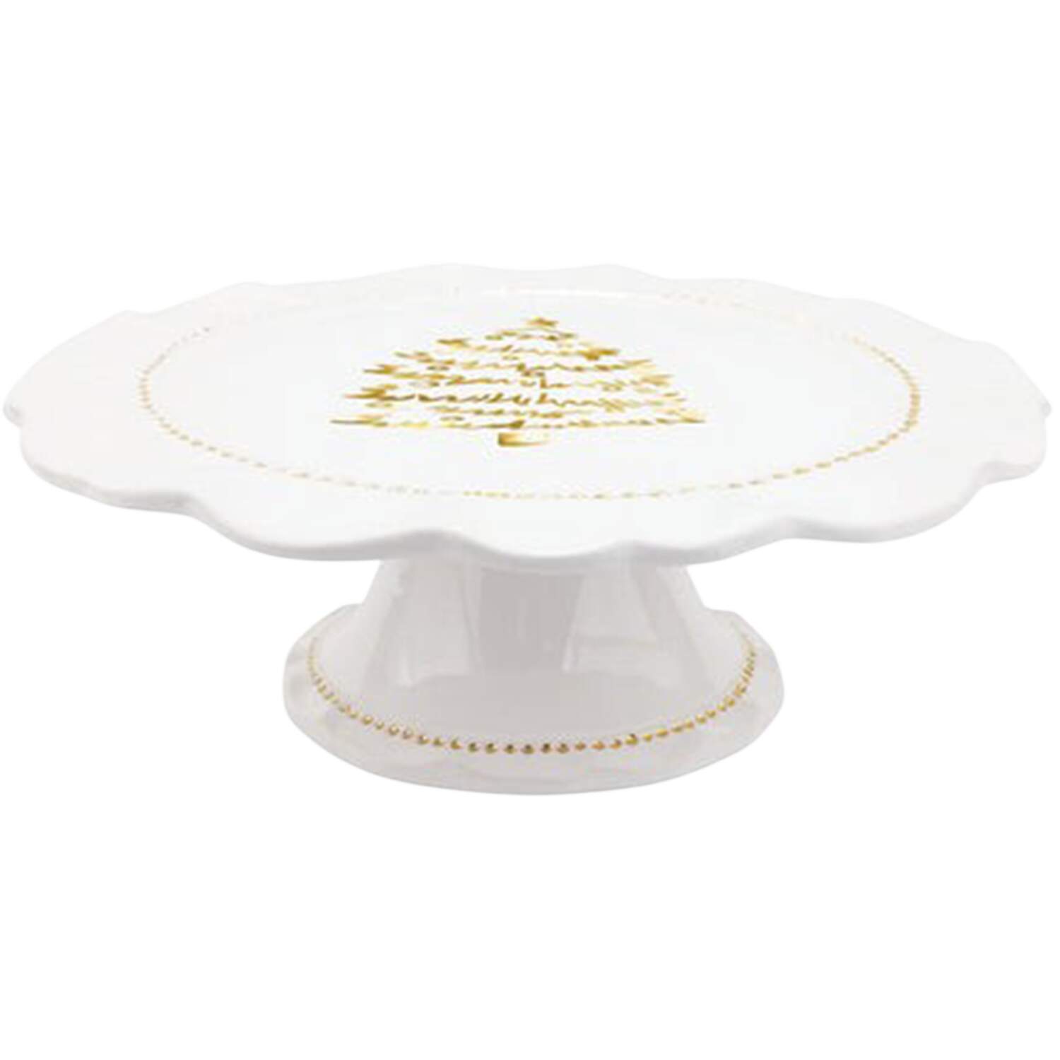 Giorno Di Festa 13" Diameter Pedestal Cake Stand by Vietri (Italy)-1
