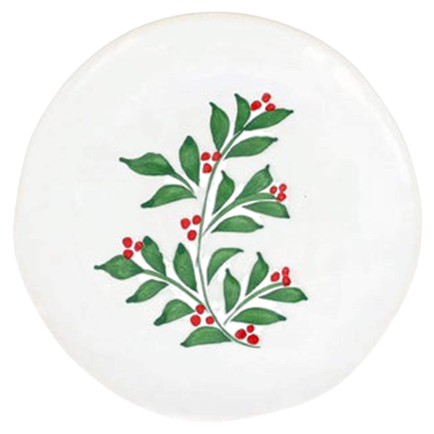 Aria Holiday Cocktail Plate by Vietri (Italy)-1