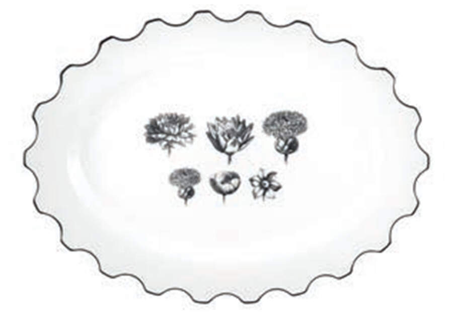 Herbariae 16" Oval Serving Platter by Vista Alegre-1