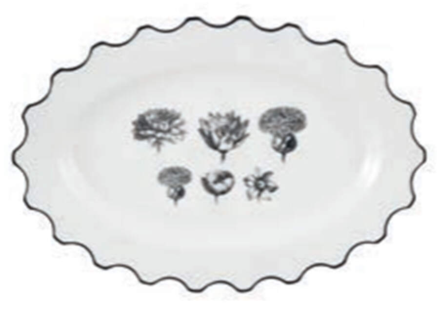 Herbariae 13" Oval Serving Platter by Vista Alegre-1