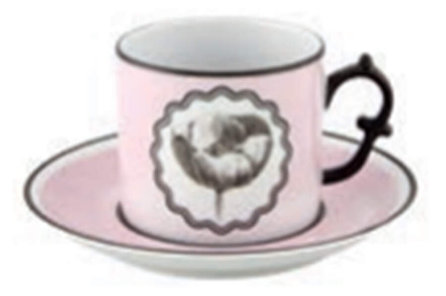 Herbariae Flat Cup & Saucer Set by Vista Alegre-1