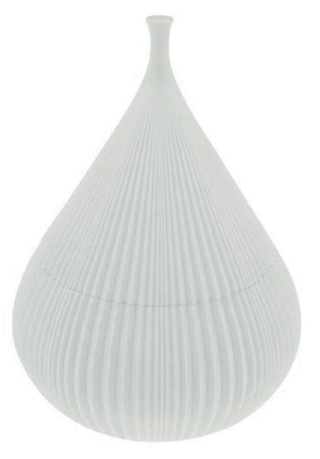 Plisse 7" Round Box & Lid by Vista Alegre-1